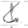 Anal Hook dilatador anal metalico con 1 bola